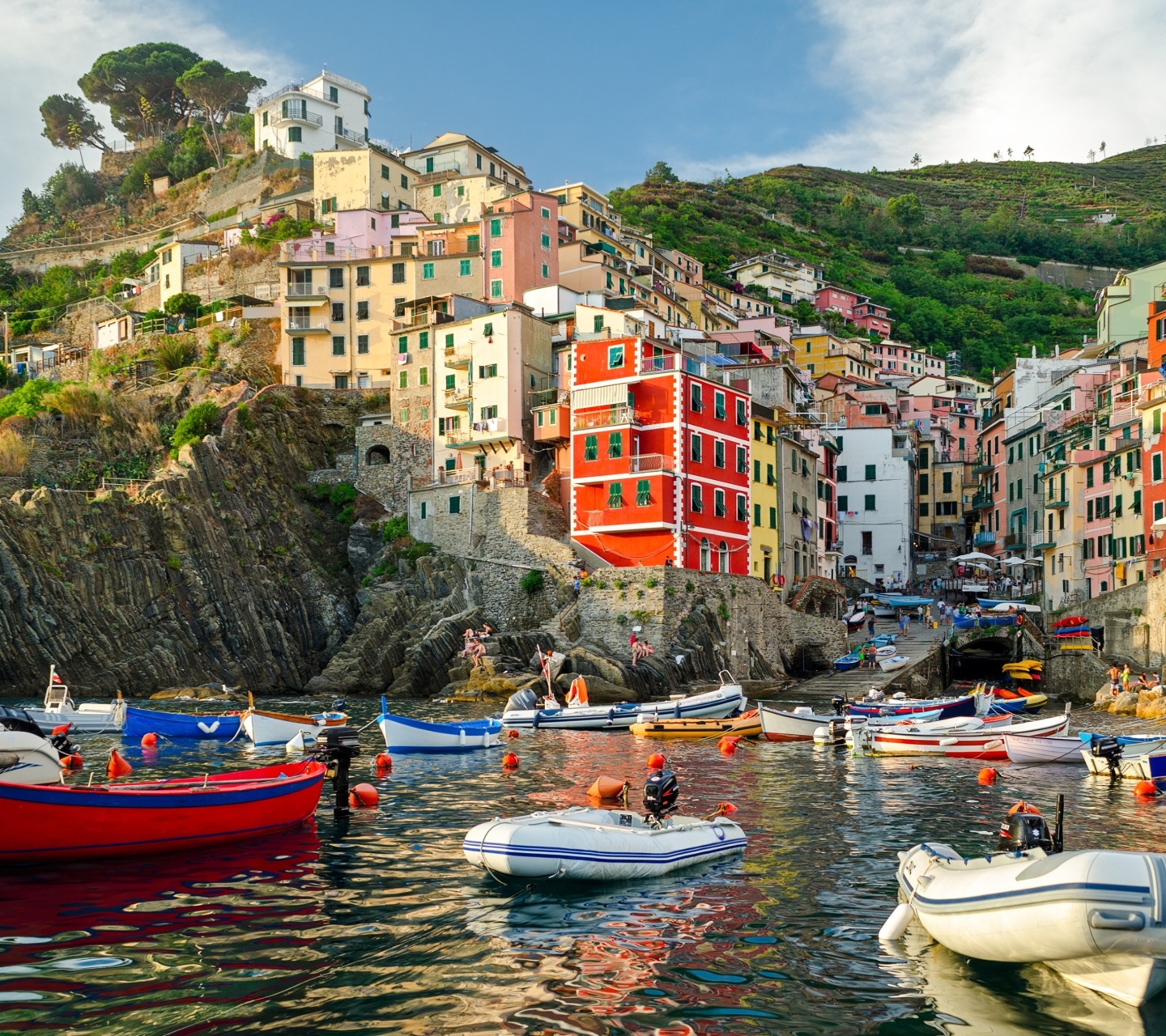 Das Riomaggiore Cinque Terre Wallpaper 1440x1280