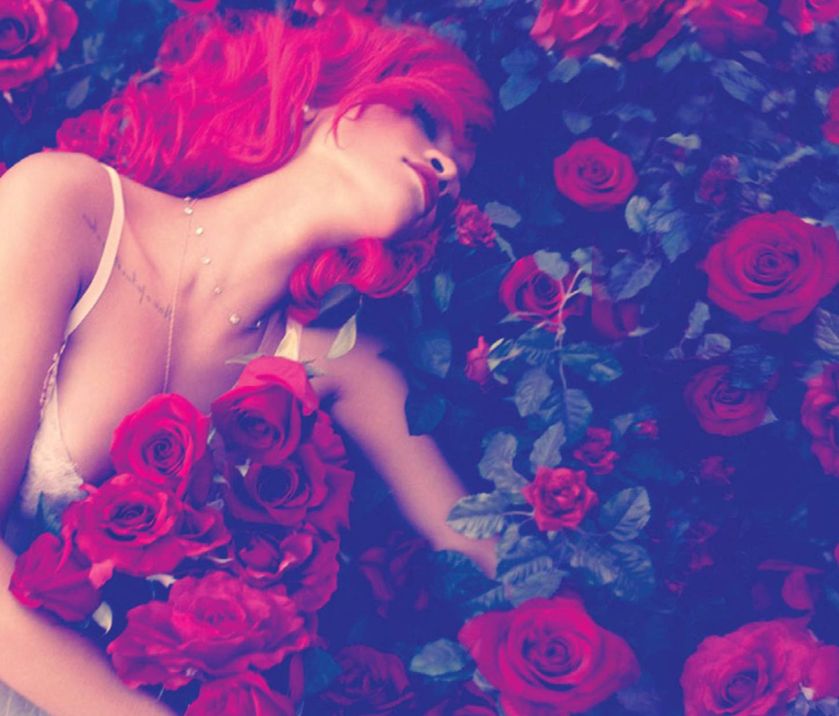 Fondo de pantalla Rihanna's Roses 1200x1024
