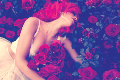Screenshot №1 pro téma Rihanna's Roses 480x320