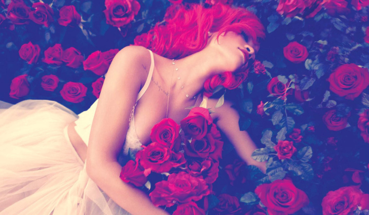 Das Rihanna's Roses Wallpaper