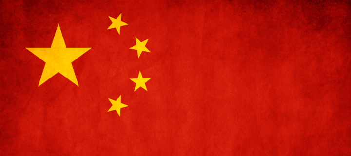 Sfondi China Flag 720x320