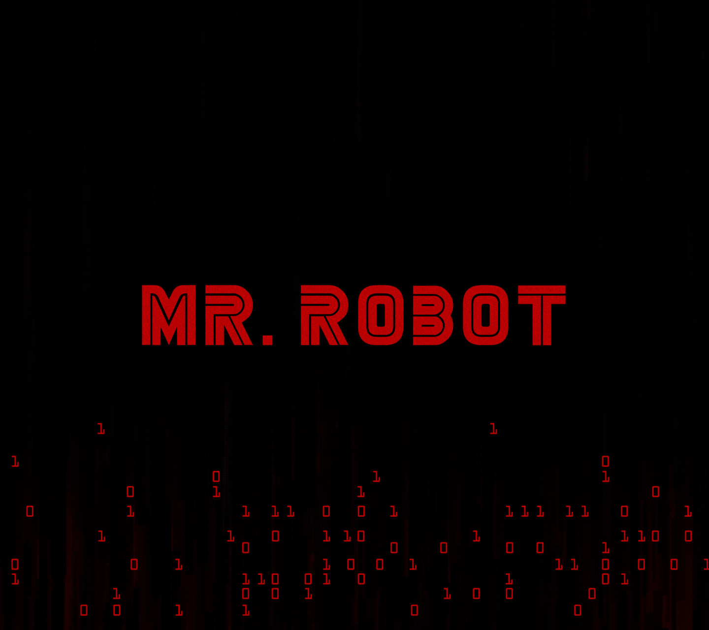 Fondo de pantalla Mr Robot Logo 1440x1280