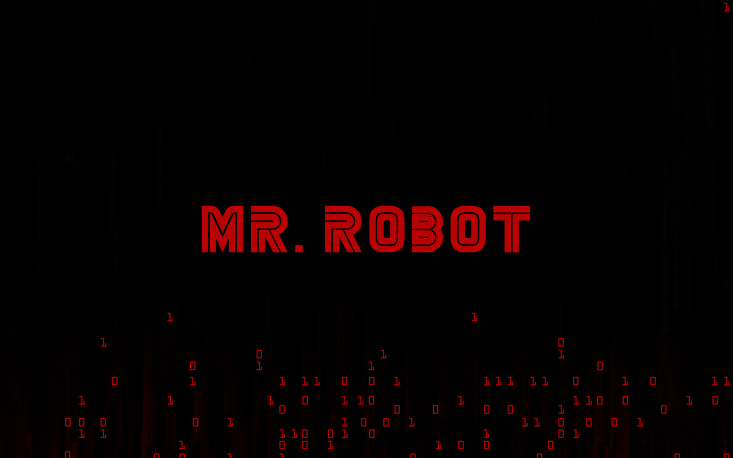 Fondo de pantalla Mr Robot Logo 1440x900