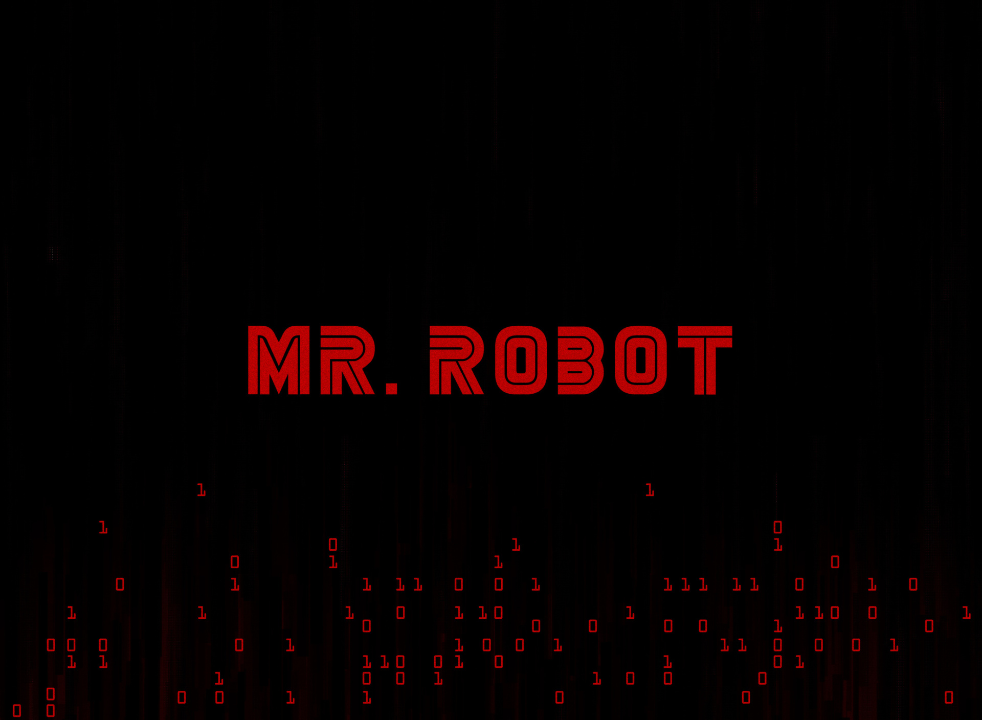 Mr Robot Logo wallpaper 1920x1408