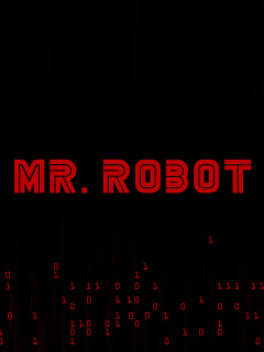 Mr Robot Logo wallpaper 240x320
