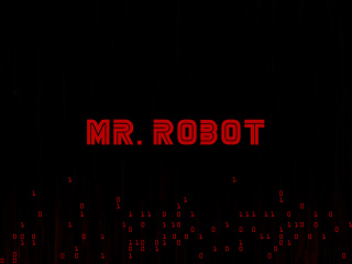 Das Mr Robot Logo Wallpaper 320x240