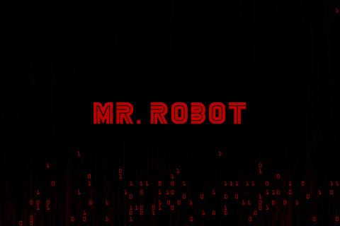 Das Mr Robot Logo Wallpaper 480x320