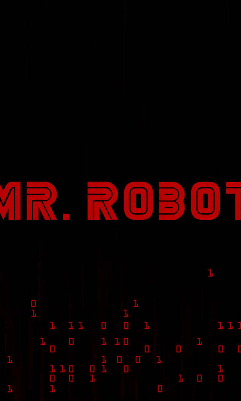 Mr Robot Logo wallpaper 768x1280