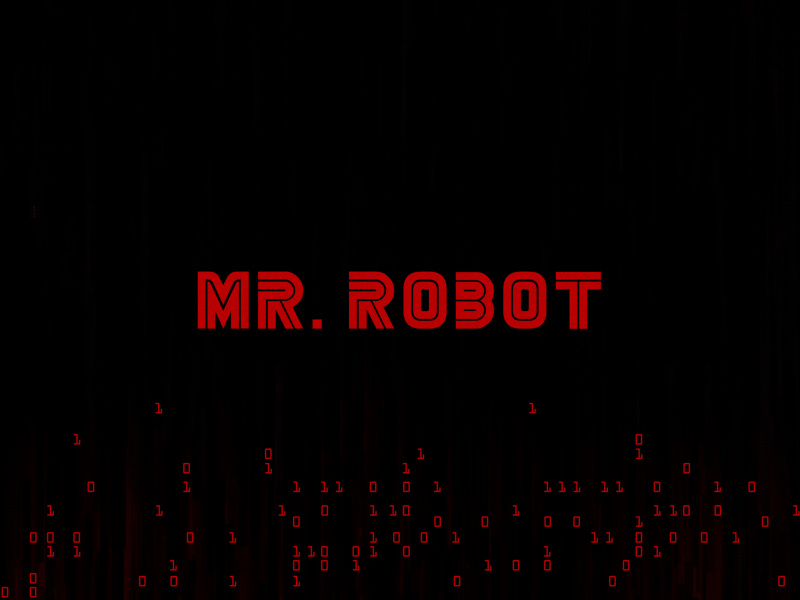 Mr Robot Logo wallpaper 800x600