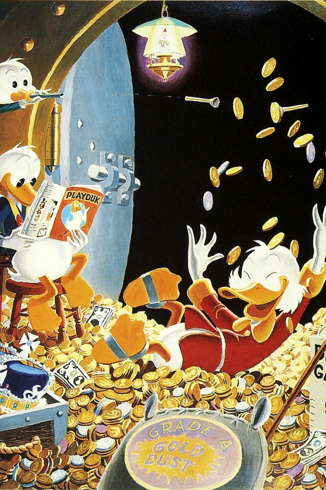 DuckTales and Scrooge McDuck Money wallpaper 640x960