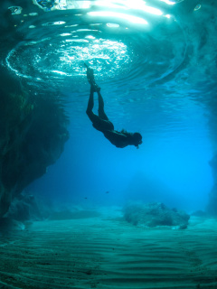 Das Scuba Diving Wallpaper 240x320