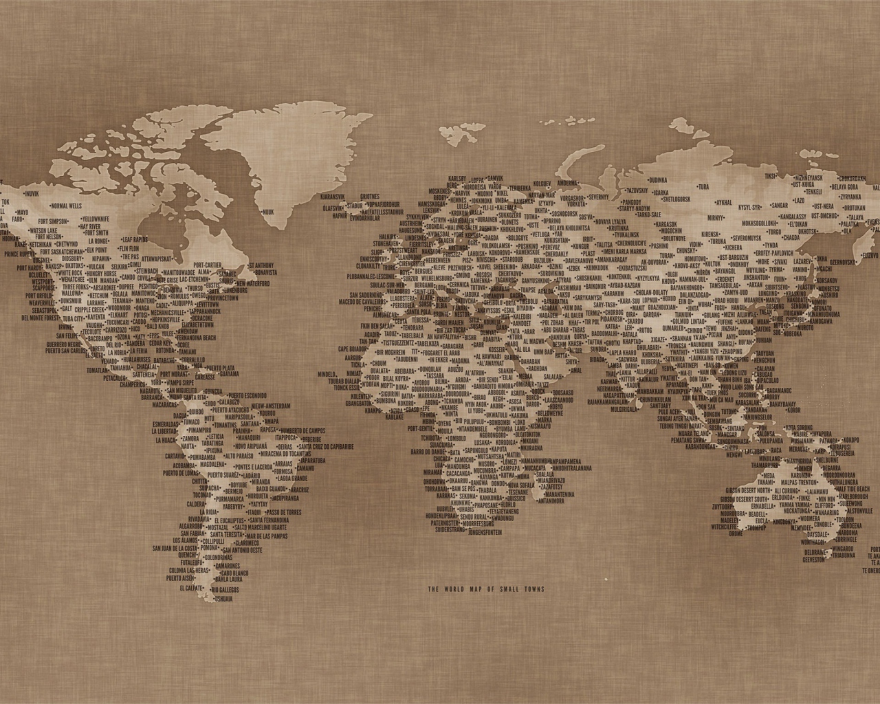 Das World Map Wallpaper 1280x1024