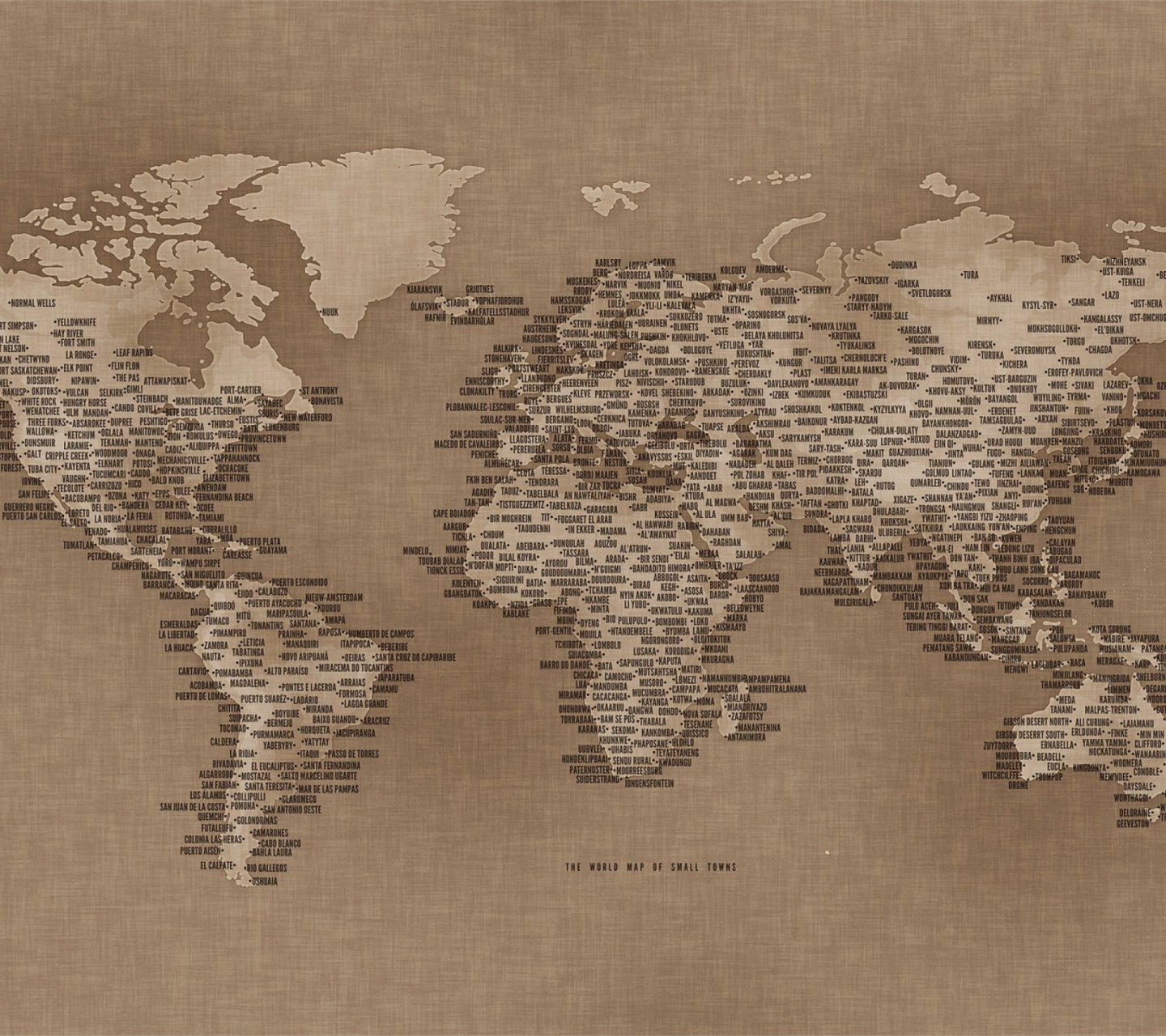 Das World Map Wallpaper 1440x1280