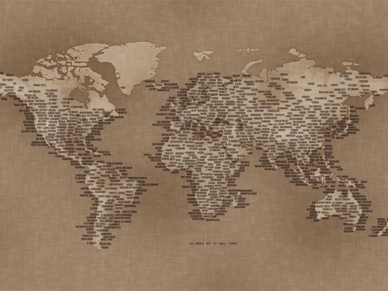 Обои World Map 800x600