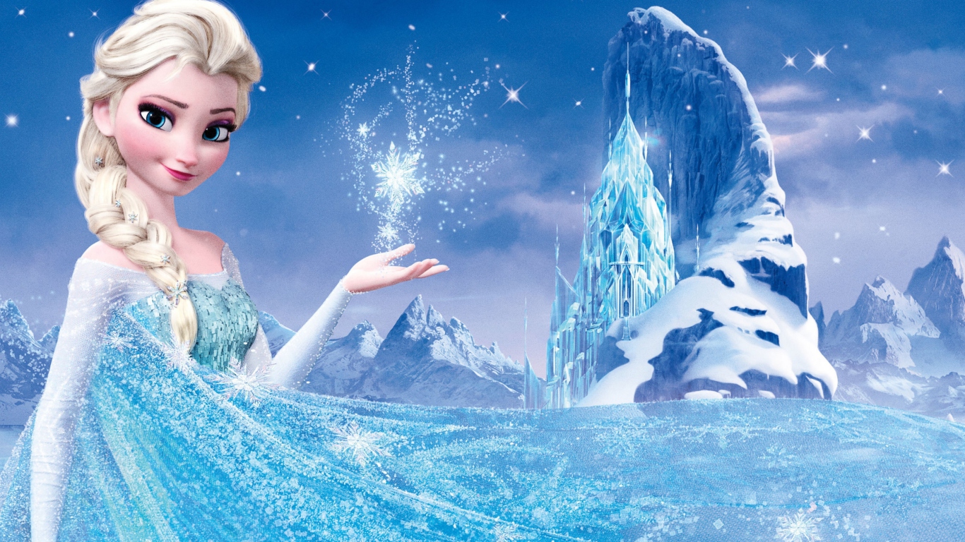 Frozen, Walt Disney wallpaper 1366x768
