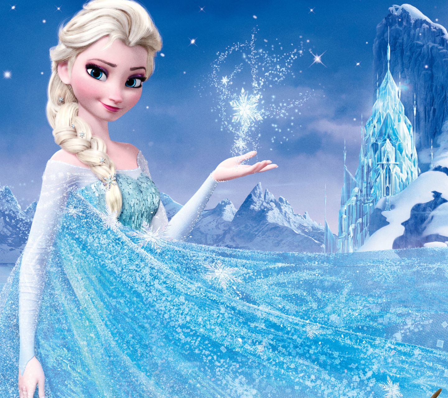Fondo de pantalla Frozen, Walt Disney 1440x1280