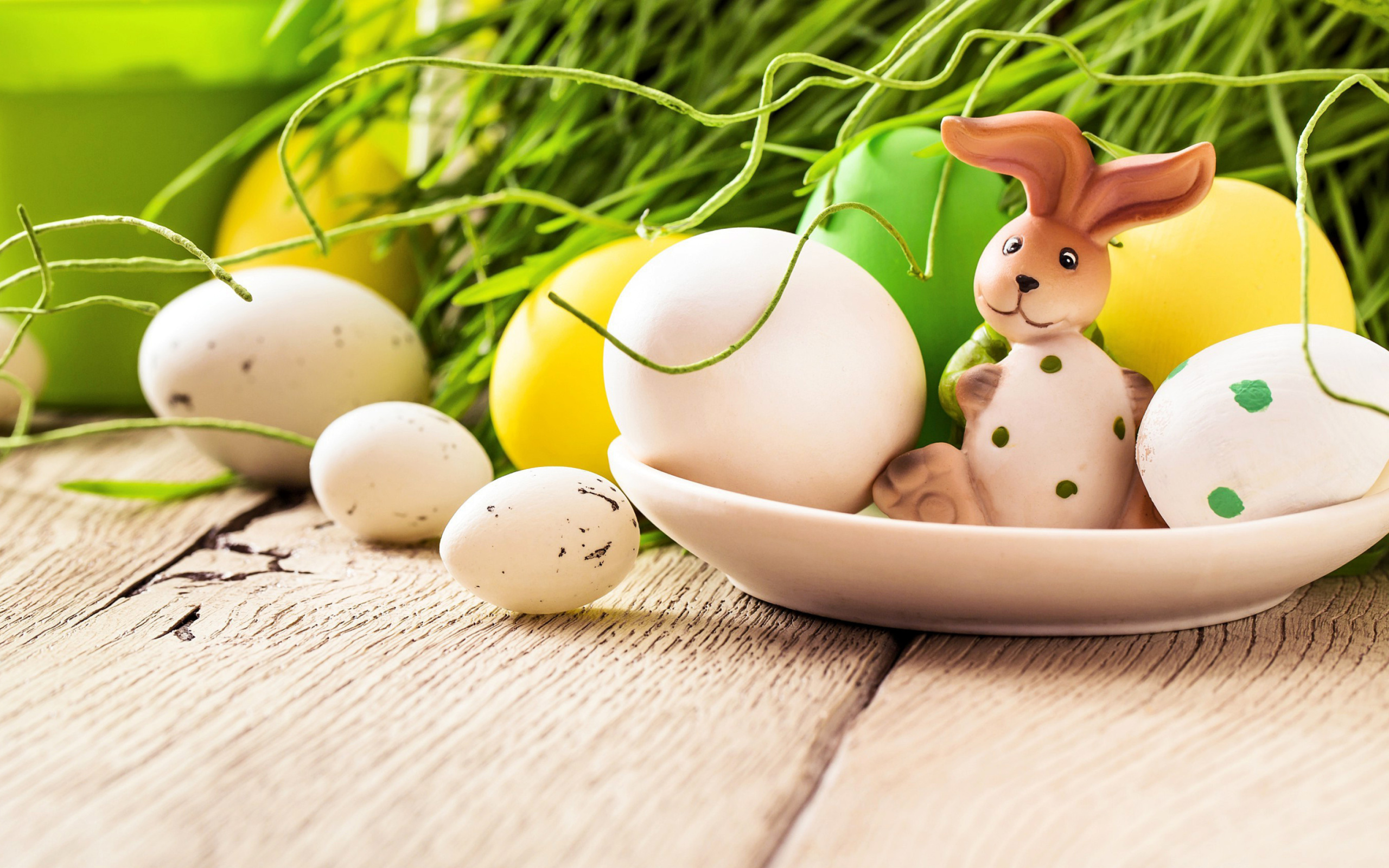 Das Easter still life with hare Wallpaper 2560x1600