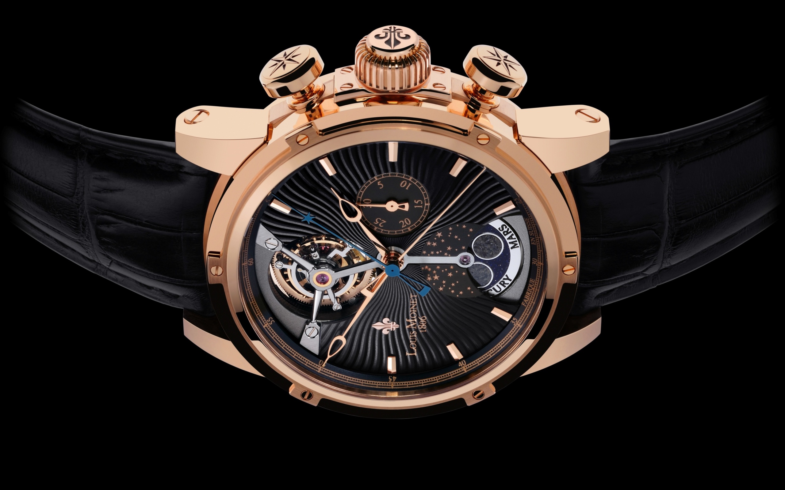 Fondo de pantalla Louis Moinet Chronograph 2560x1600