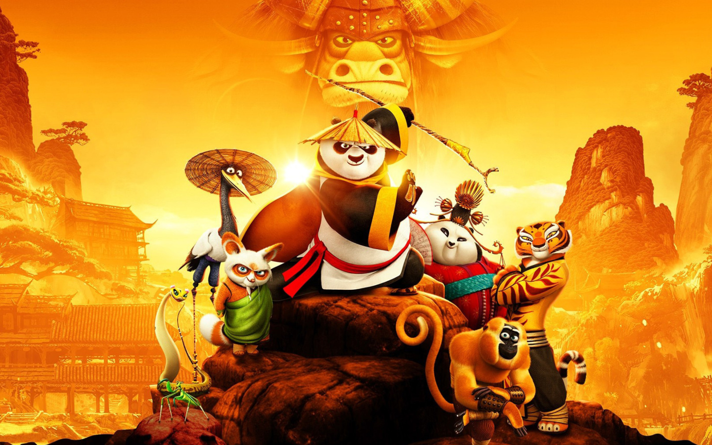 Screenshot №1 pro téma Kung Fu Panda 3 3D 1440x900