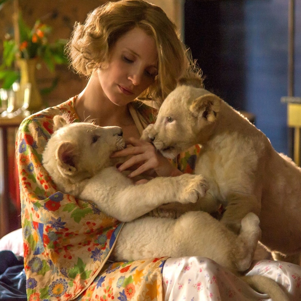 Fondo de pantalla The Zookeepers Wife Film with Jessica Chastain 1024x1024