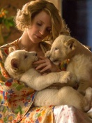 Обои The Zookeepers Wife Film with Jessica Chastain 132x176