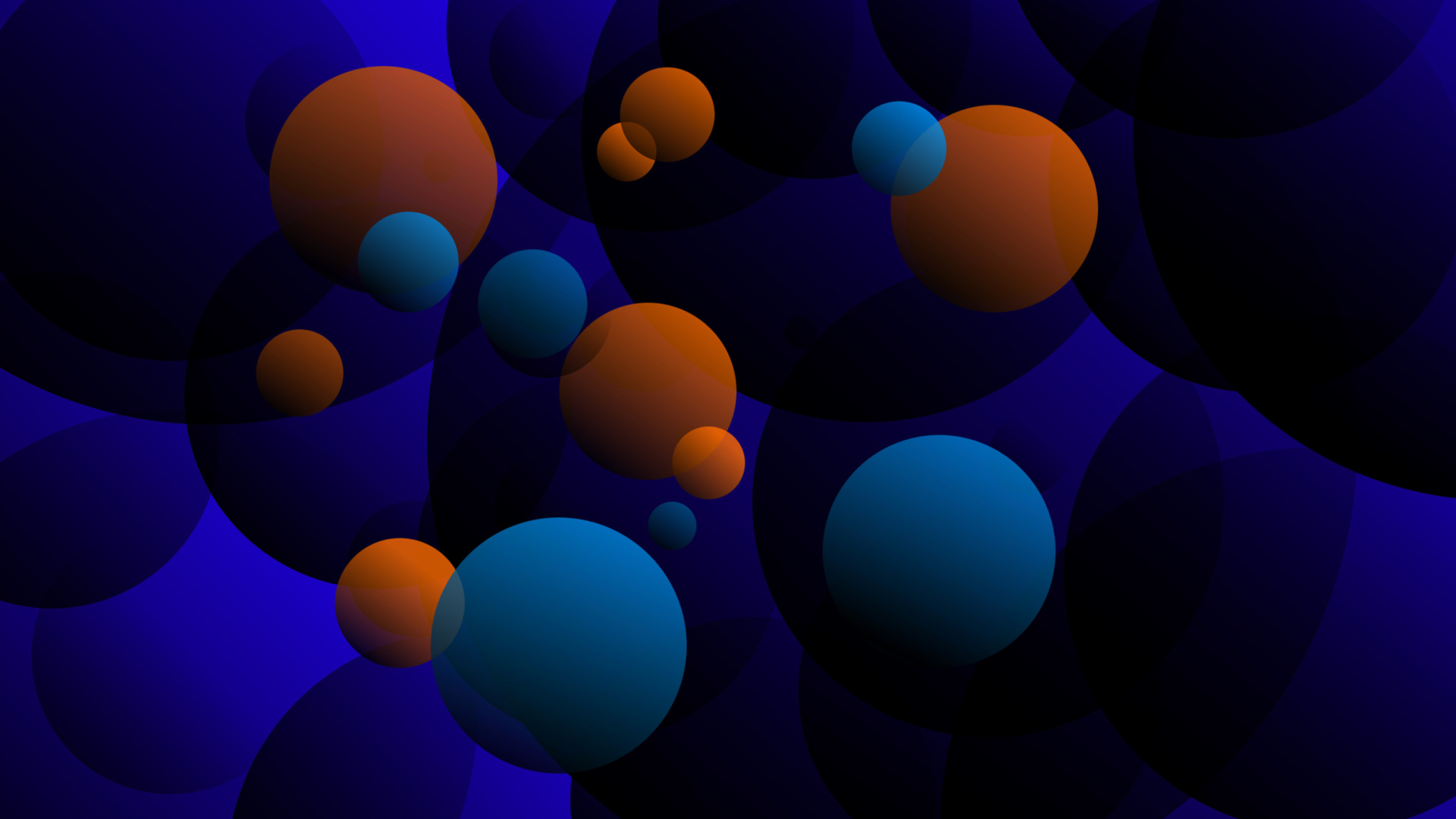 Screenshot №1 pro téma 3D Spheres 1920x1080