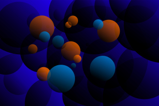 3D Spheres - Obrázkek zdarma pro 320x240
