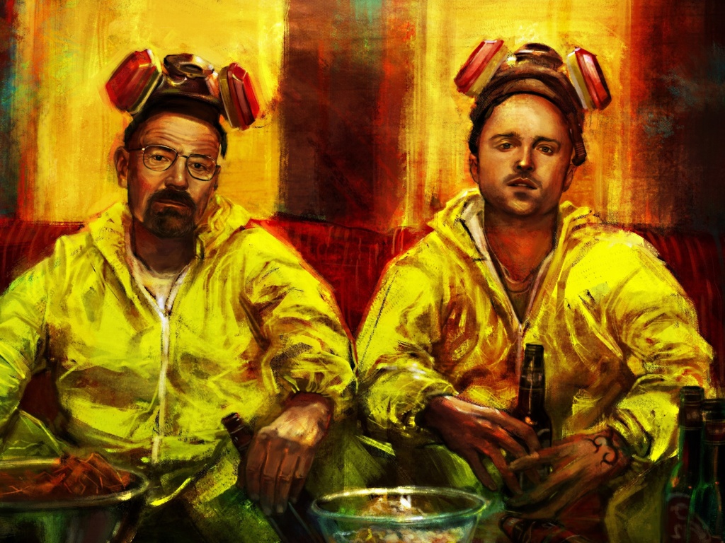 Breaking Bad with Walter White wallpaper 1024x768