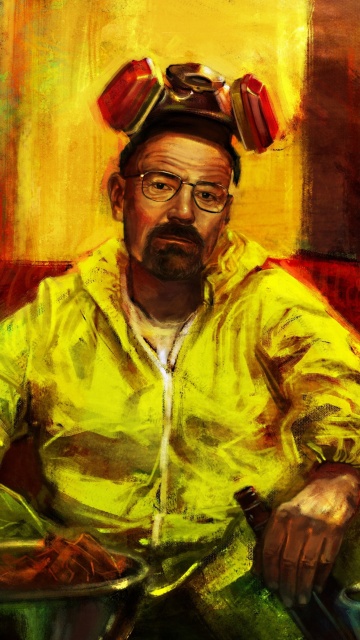 Breaking Bad with Walter White wallpaper 360x640