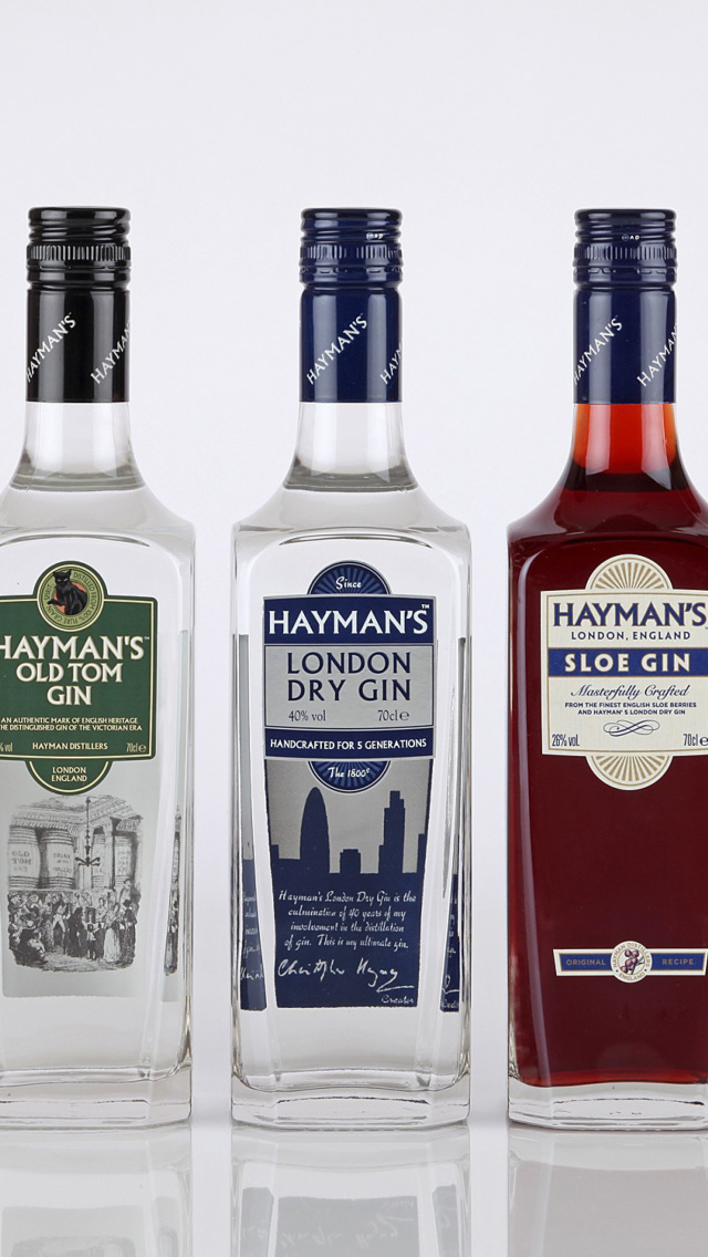 Обои Haymans London Dry Gin 640x1136