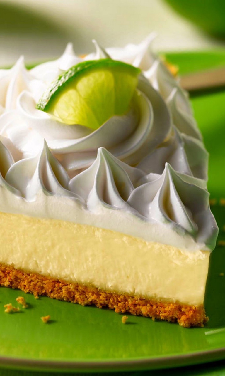 Обои Lime Cheesecake 768x1280