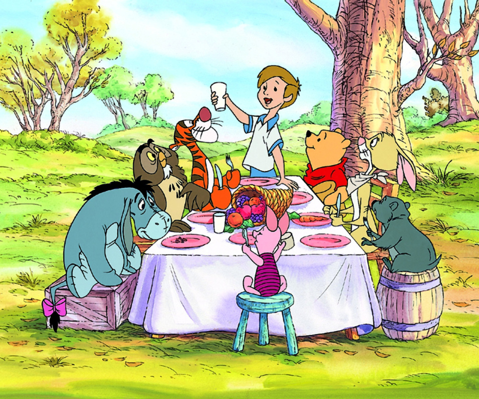 Screenshot №1 pro téma Winnie the Pooh Dinner 960x800