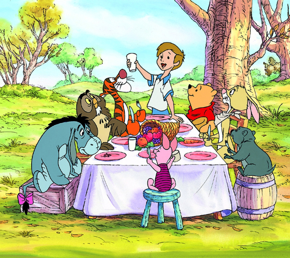 Screenshot №1 pro téma Winnie the Pooh Dinner 960x854