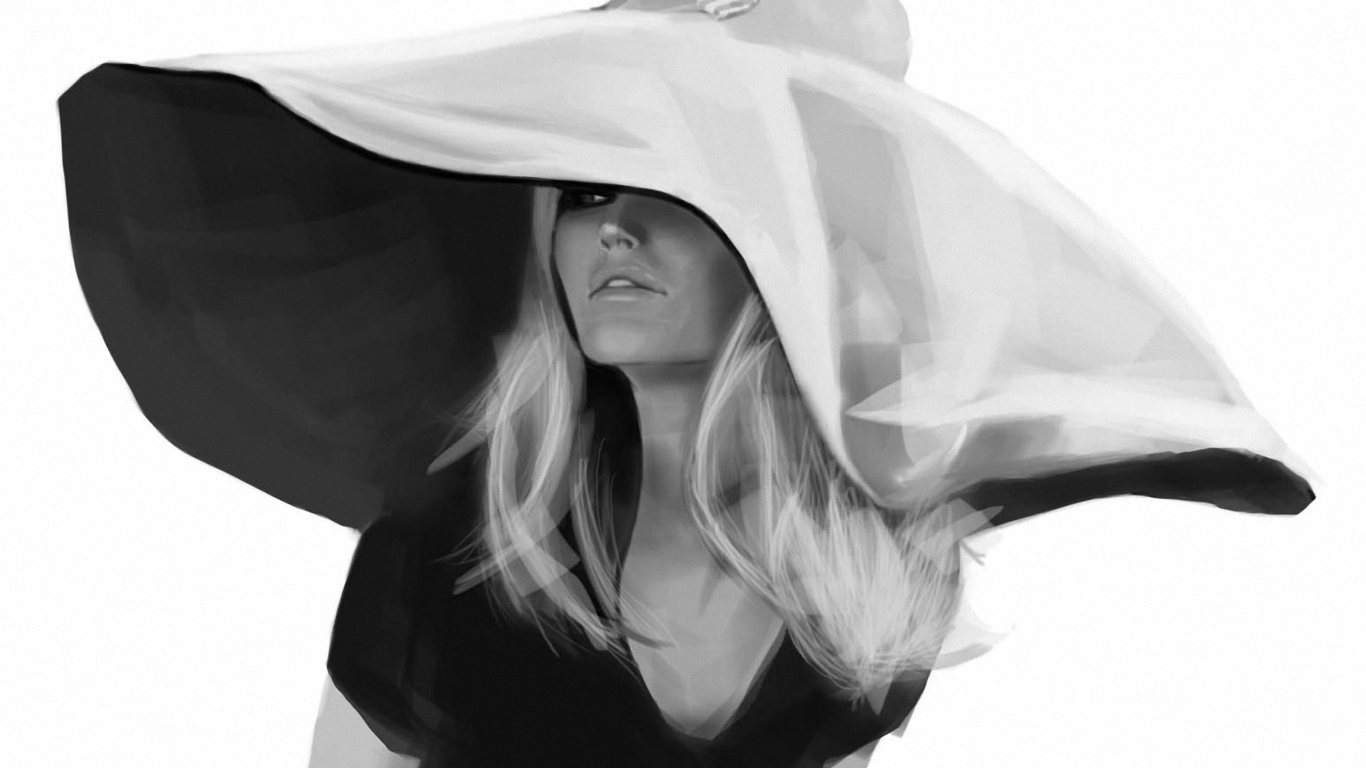 Brigitte Bardot Painting screenshot #1 1366x768