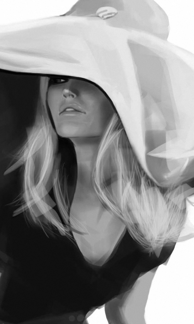 Screenshot №1 pro téma Brigitte Bardot Painting 768x1280