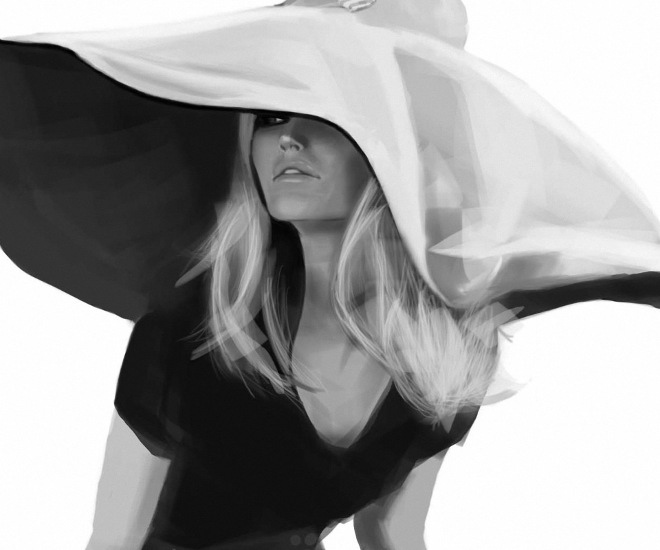 Screenshot №1 pro téma Brigitte Bardot Painting 960x800