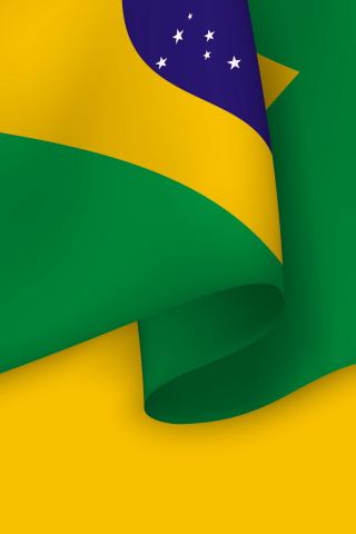 Обои Brazil Flag 320x480
