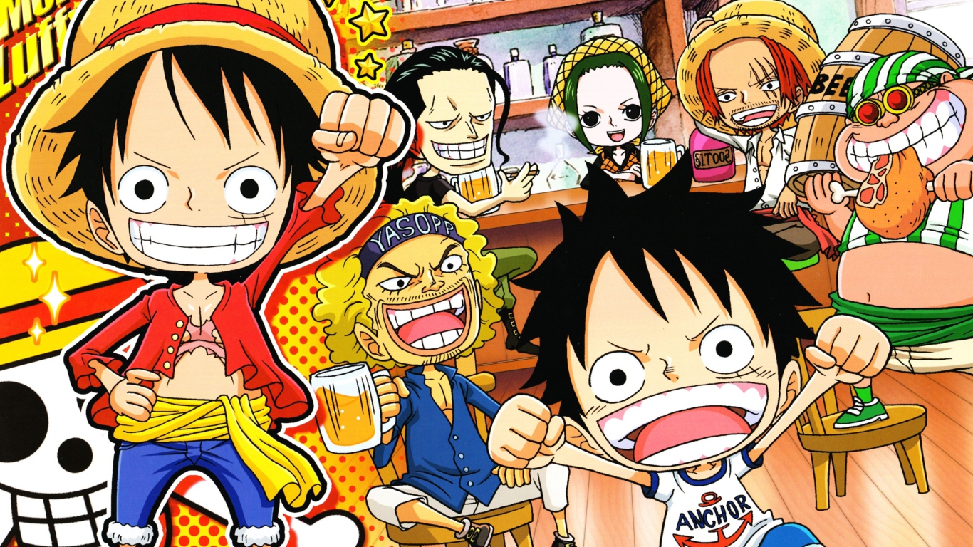 Screenshot №1 pro téma One Piece 1366x768