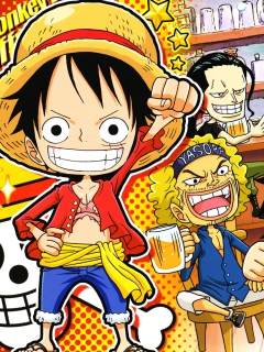 Screenshot №1 pro téma One Piece 240x320