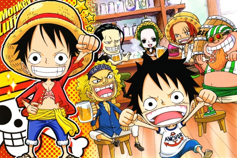Fondo de pantalla One Piece 480x320