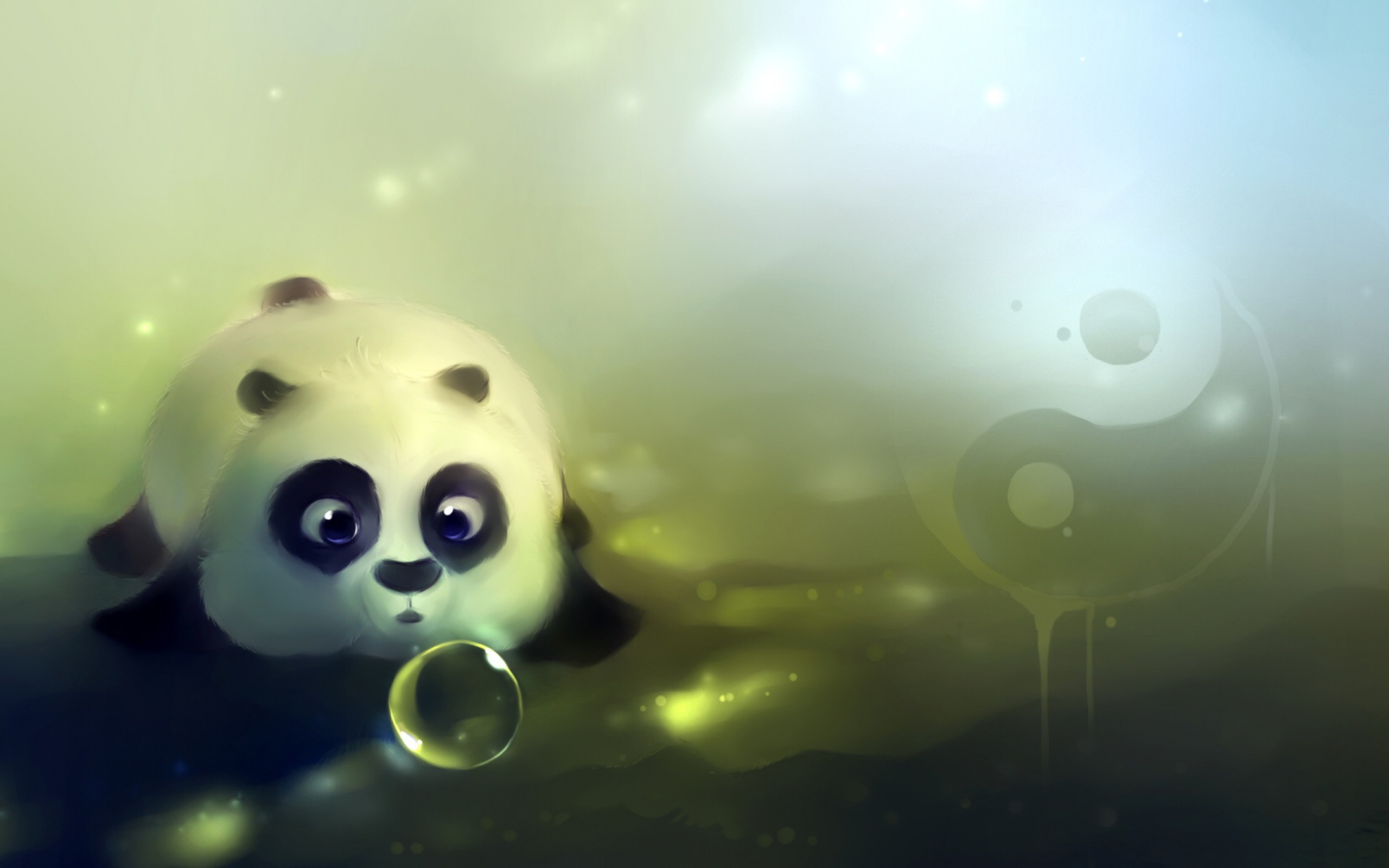 Screenshot №1 pro téma Baby Panda 2560x1600