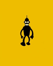 Das Bender Futurama Wallpaper 176x220