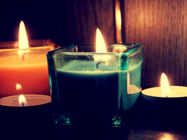 Sfondi Romantic Candles 640x480