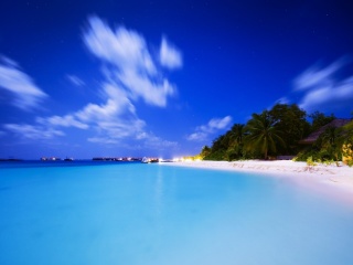 Fondo de pantalla Vilu Reef Beach and Spa Resort, Maldives 320x240