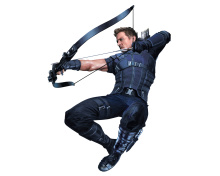 Hawkeye superhero in Avengers Infinity War 2018 wallpaper 220x176