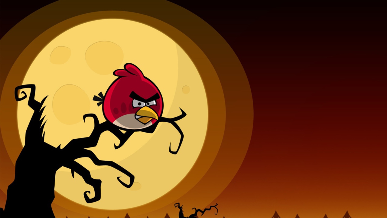 Screenshot №1 pro téma Angry Birds Seasons Halloween 1280x720
