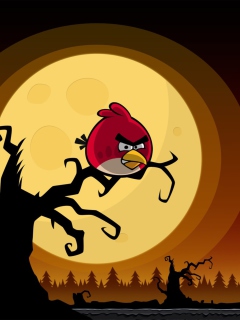 Screenshot №1 pro téma Angry Birds Seasons Halloween 240x320