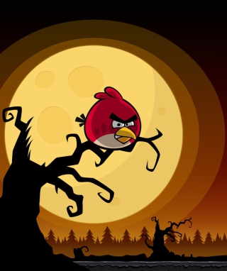 Kostenloses Angry Birds Seasons Halloween Wallpaper für Nokia X1-01