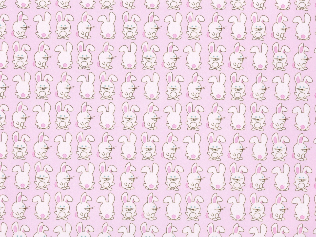 Pink Rabbits wallpaper 1280x960