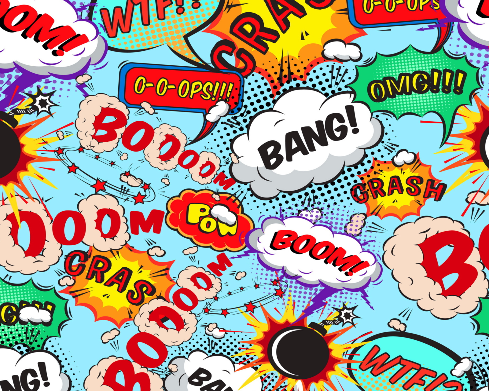 Screenshot №1 pro téma Expressions Crash Boom Bang 1600x1280